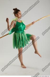 KATERINA STANDING POSE WITH SPEAR